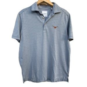 Tommy Bahama Mens Small Gray Texas Longhorns Golf Polo Shirt Embroidered